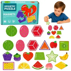 LEANToys Магнитный пазл Изучаем фрукты 32026