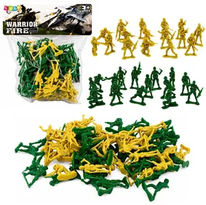 LEANToys 32318 Военный игровой набор фигурки солдатиков 72 элемента