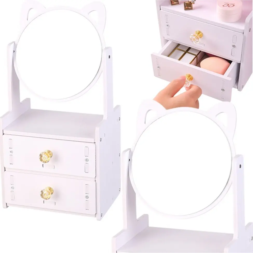 LEANToys Koka mini tualetes galdiņš ar