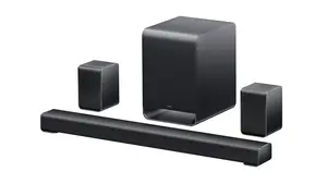 TCL S65K 5.1 kanālu soundbar skaļrunis ar bezvadu zemfrekvences skaļruni un Dolby Atmos 580 W Titāna