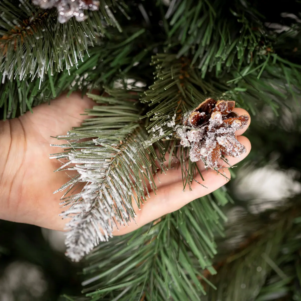 Springos Diamond Pine Artificial Christmas Tree 180 cm Photo 2