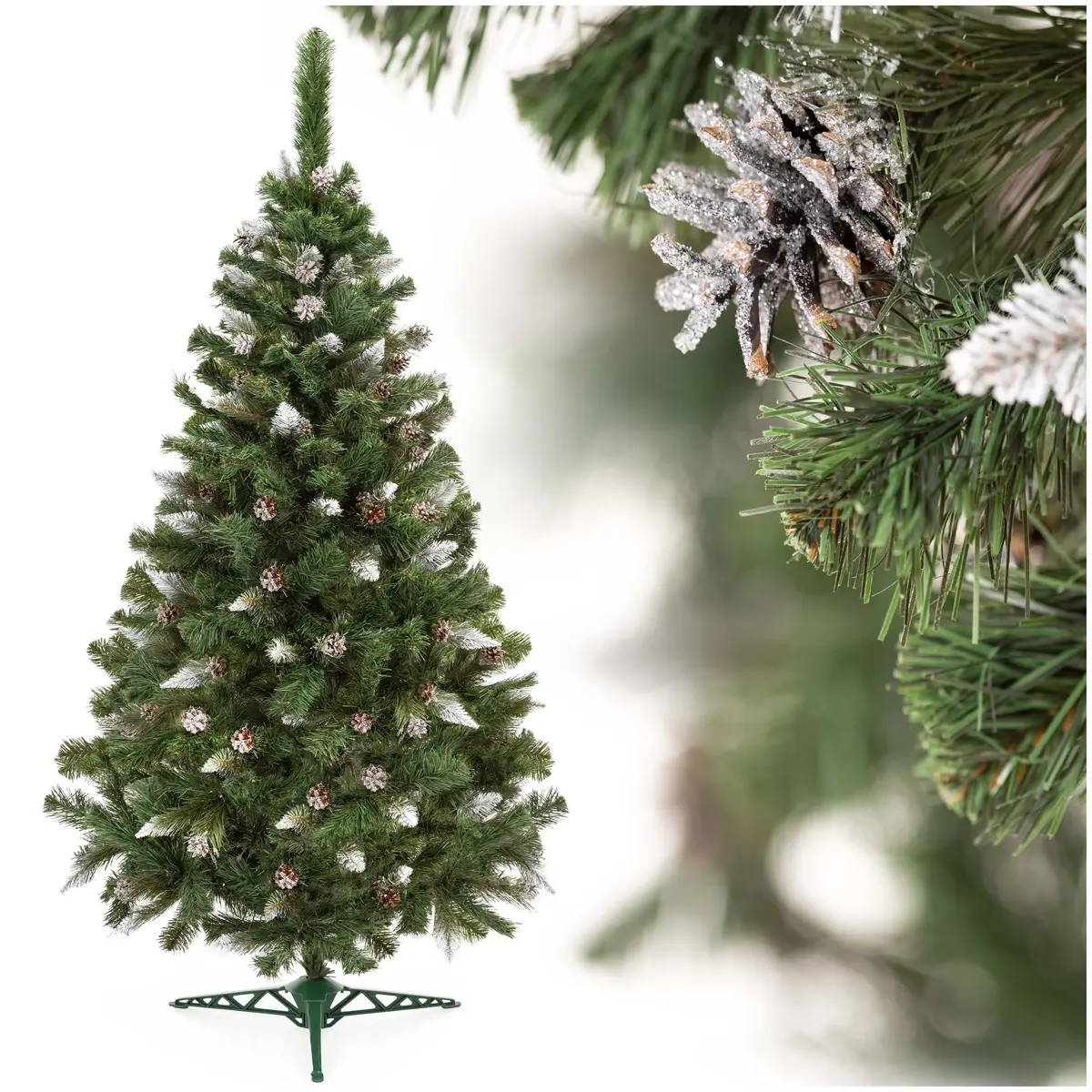 Springos Diamond Pine Artificial Christmas Tree 180 cm Photo 3