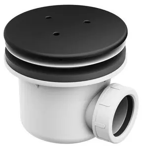 Siphon for shower tray RAVAK Professional 90 X01749 90 mm white and black metal and plastic