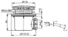 Siphon for shower tray RAVAK Professional 90 X01749 Photo 2