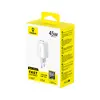 Wall Fast Charger EnerFill FE22 Baseus 45W 2xUSB-C Photo 4