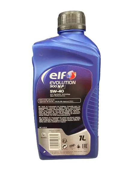 Моторное масло ELF Evolution 900 NF 5W-40 1л Photo 2