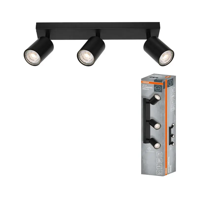 Ledvance Directional Spotlight 3xGU10 Black Photo 2