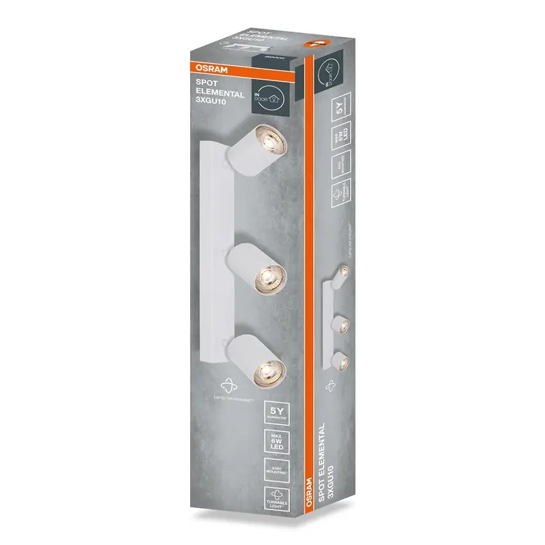 Spotlight Ledvance White 3xGU10 Ceiling Luminaire Photo 3