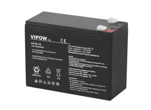 VRLA UPS akumulators TED CSB-1210-T2 12V 10Ah ar T2/F2 6.35mm termināliem