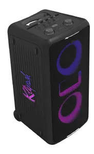 Klipsch Miami Party Speaker Black Wireless and Wired Bluetooth 5.2 40 - 20000 Hz 105 dB Built-in Battery