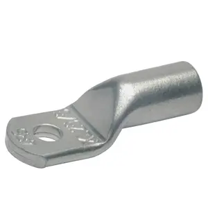 Klauke 1R8 Tubular Ring Lug Straight Tin Plated Copper and Stainless Steel for 6 mm² Wires
