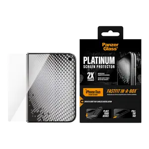 PanzerGlass Platinum ekrāna aizsargstikls Apple iPhone 18 Duo Caurspīdīgs Sausā uzstādīšana 1 gab