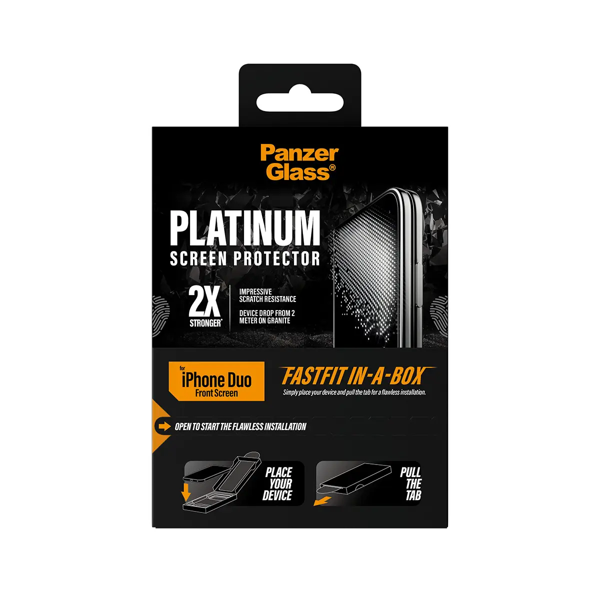 Защитное стекло PanzerGlass Platinum Apple iPhone 18 Duo Photo 3
