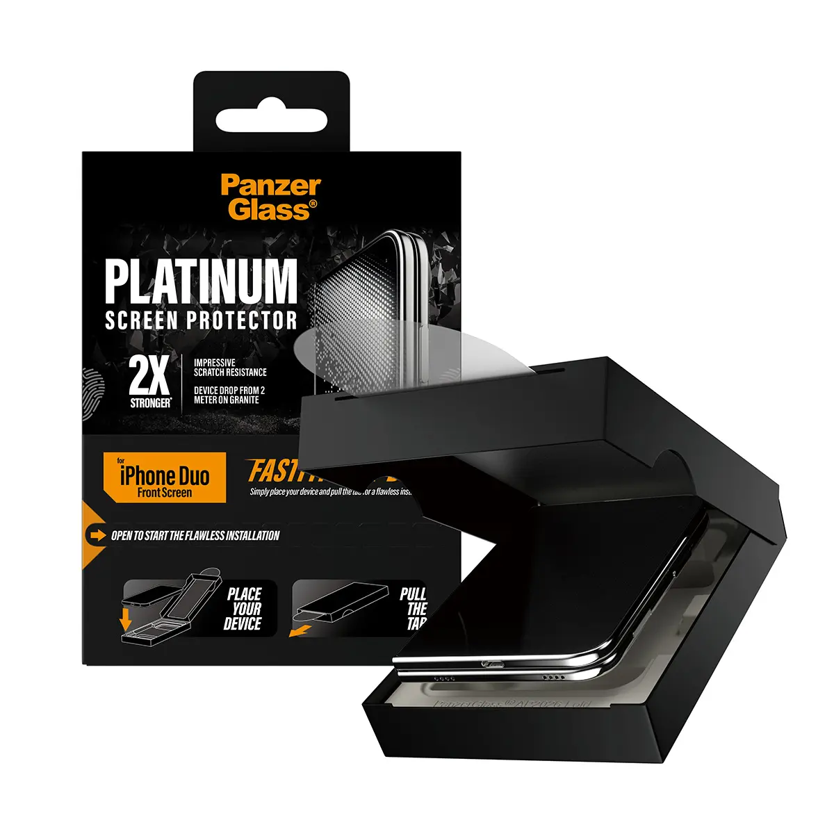 Защитное стекло PanzerGlass Platinum Apple iPhone 18 Duo Photo 5