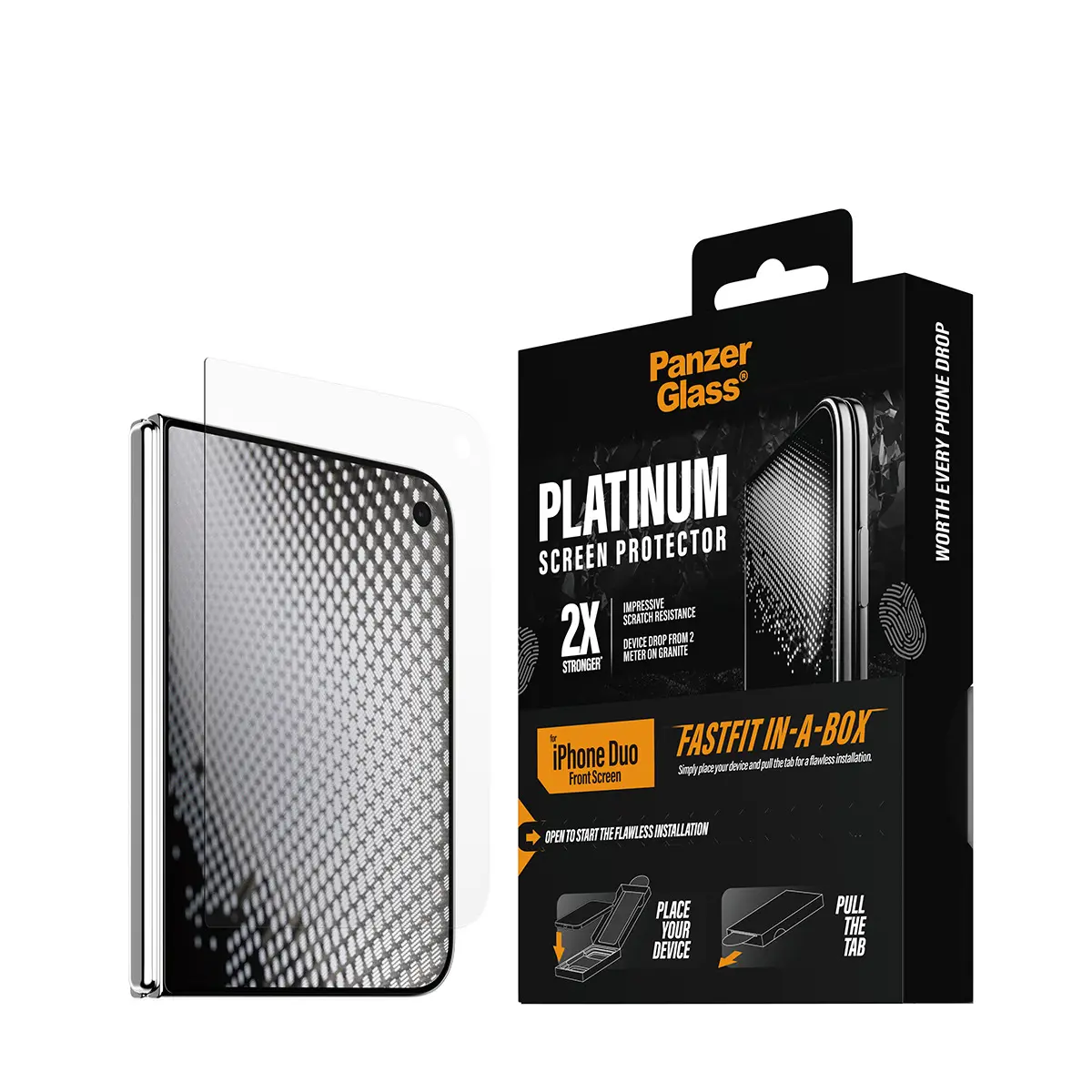 Защитное стекло PanzerGlass Platinum Apple iPhone 18 Duo Photo 6