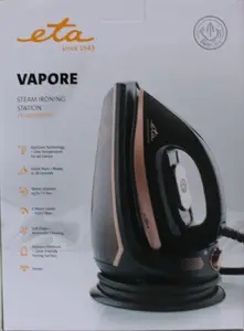 Паровой утюг ETA Vapore 4290 90000 3000 Вт 1500 мл 7.5 бар Черный