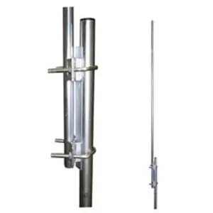 Pole Extension 2m 42mm PN2M422VR100 Galvanized Zinc with 2x Angle Mounting