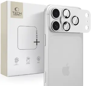 Tech-Protect Camfull Fit+ kameras aizsargs Apple iPhone 18 Pro Max Sudraba