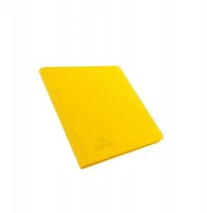 Gamegenic Zip-Up Album 24-Pocket Yellow trading card binder with zipper