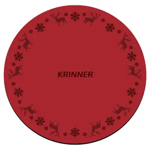 Krinner 91104 Grīdas paklājs Iekštelpu Apaļš Sarkans 600 mm