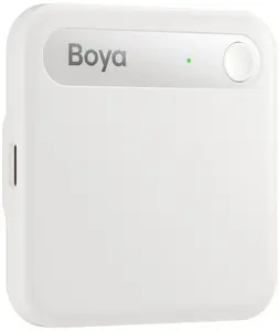 Balss diktofons Boya Notra Neo ar AI transkripciju balts
