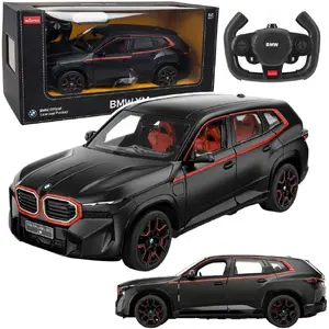 Radio vadāma automašīna Rastar BMW XM Melna Mērogs 1 14
