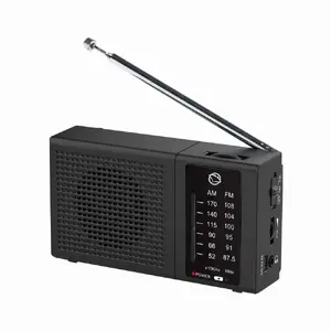 MANTA MARDI120BK Costa FM AM Radio Iebūvēts akumulators Kompakts izmērs Austiņu ligzda