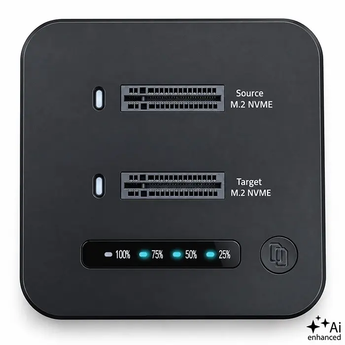 Qoltec M.2 NVMe SSD Docking Station PCIe 2x8TB Photo 5