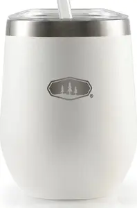 GSI Outdoors Glacier Stainless Tumbler 355 ml white insulated travel mug