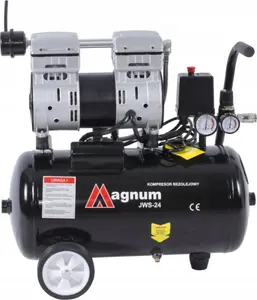 Безмасляный малошумный воздушный компрессор MAGNUM JWS-24 750Вт 24л