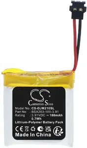 Cameron Sino Akumulator Bateria Typu Bsx203-185-3.91 Do Dji Mic Mini 2s 2 S / 180mah / Cs-djm210sl (SB12388)