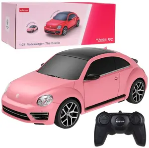 Rastar Ar radio vadāma automašīna Volkswagen Beetle Rozā 1:24 UV jutīga