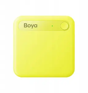 Boya Notra Neo balss ierakstītājs ar AI transkripciju - dzeltenā krāsā