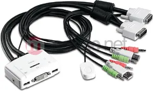 Trendnet TK-214i KVM switch White USB DVI-I 1920 x 1200 pixels wired