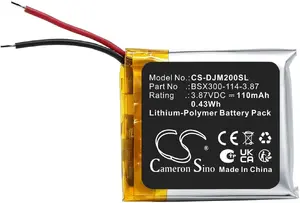 Cameron Sino Akumulator Bateria Typ Bsx300-114-3.87 Do Dji Mic Mini 110mah Li-polymer / Cs-djm200sl (SB12387)