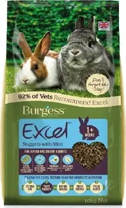 Burgess Excel Junior and Dwarf Rabbit Food 10 kg