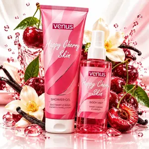 Bond PHARMA Venus Happy Cherry dāvanu komplekts ar ķermeņa mistu un dušas želeju