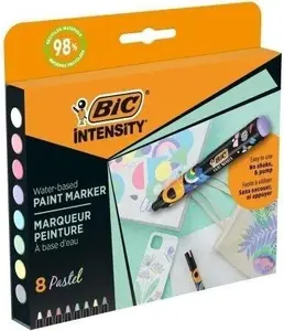 BIC Intensity akrila marķieri Pastel 12 krāsas