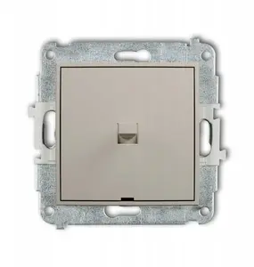 Karlik Mini American-style single-pole switch mechanism taupe 60MWPUS-1