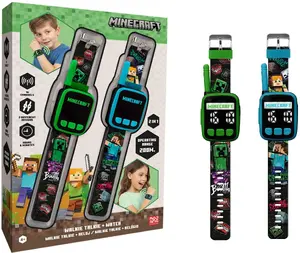 KIDS Minecraft Детская рация и часы 2 в 1