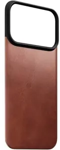 Nomad Magnetic Leather Back for iPhone 18 Pro and 17 Pro MagSafe compatible Horween leather Olde Dublin