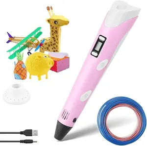 Asus Fusion 3D Printing Pen for PLA and ABS Filaments 1.75mm Pink
