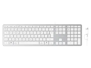 Conceptronic KAYNE02WES Slim USB Keyboard Spanish Layout Wired Full-Size White