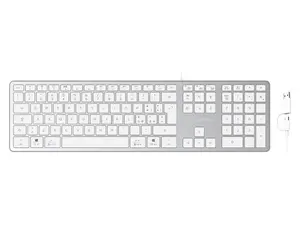 Conceptronic KAYNE02WIT Slim USB Wired Keyboard Full-size QWERTY Italian White