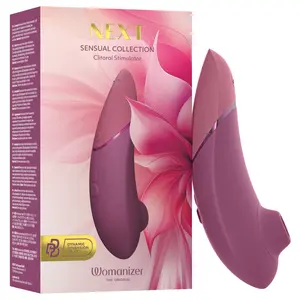 Womanizer Next Vakuuma klitora stimulators 14 intensitātes līmeņi 3D Pleasure Air Tumši rozā