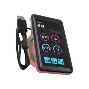 CORSAIR iCUE LINK 5" LCD ekrāna modulis 12.7 cm Melns Priekš iCUE LINK TITAN II RX un TITAN RX AIO procesora dzesētāja