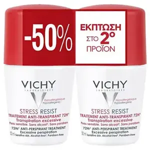Антиперспирант роликовый Vichy Duopack 2x50мл