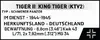 Cobi tanks Tiger II King Tiger 1572 detaļas Photo 5