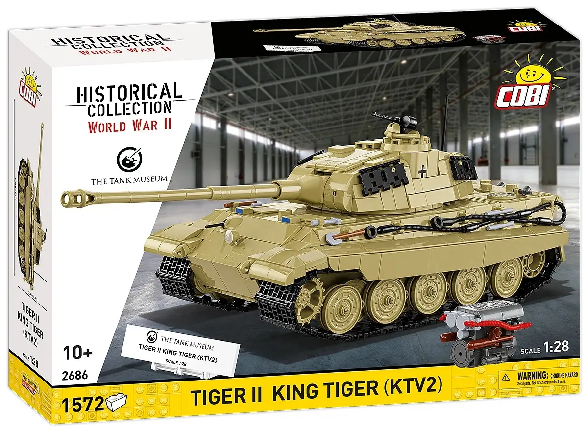 Cobi tanks Tiger II King Tiger 1572 detaļas Photo 8