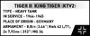 Cobi tanks Tiger II King Tiger 1572 detaļas Photo 14